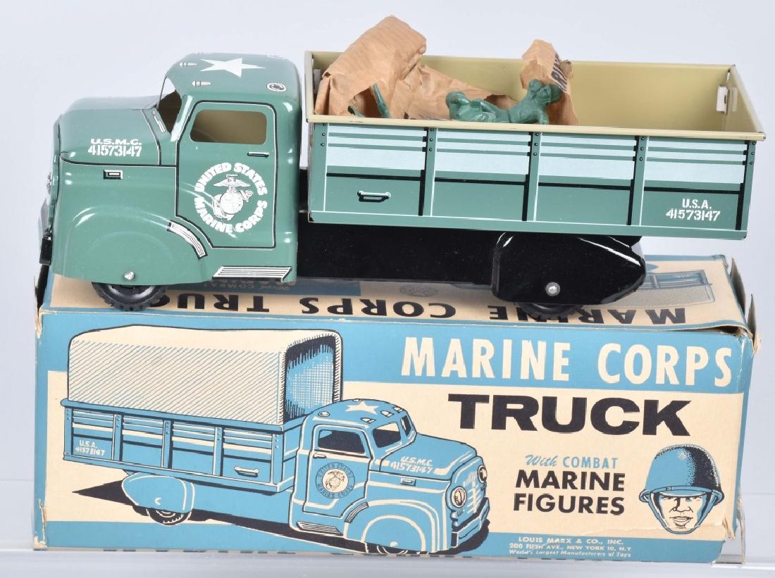 MARX MARINE CORPS TRUCK w/ BOX (1 of 8)