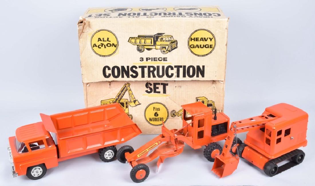 MARX 3 PIECE CONSTRUCTION SET w/ BOX (1 of 6)