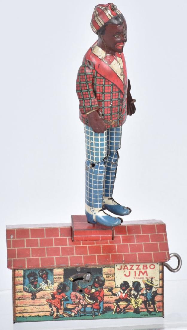 UNIQUE ART TIN WINDUP JAZZBO JIM (1 of 5)