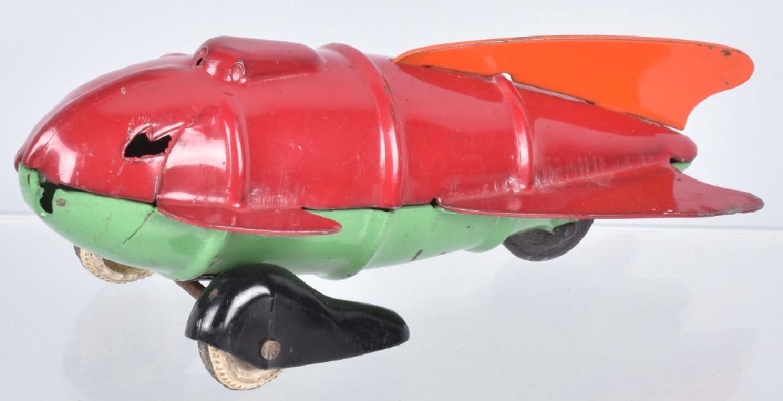 WYANDOTTE PRESSED STEEL FLASH GORDON ROCKET (1 of 5)