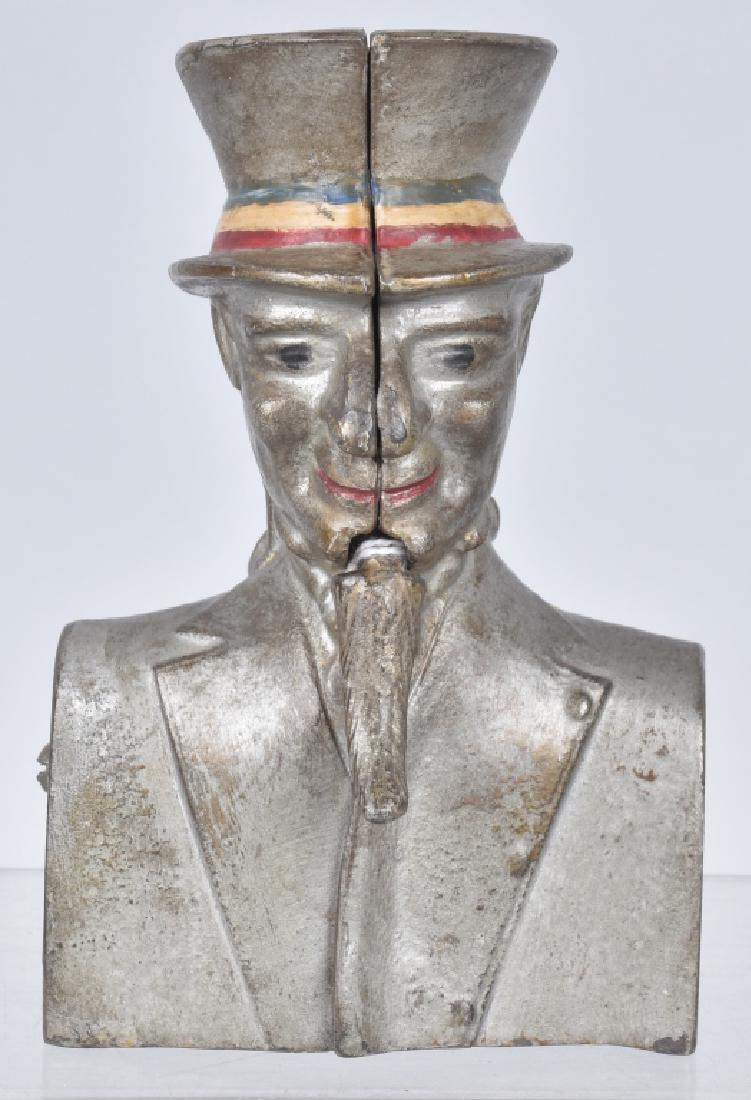 UNCLE SAM BUST MECHANICAL BANK (1 of 6)
