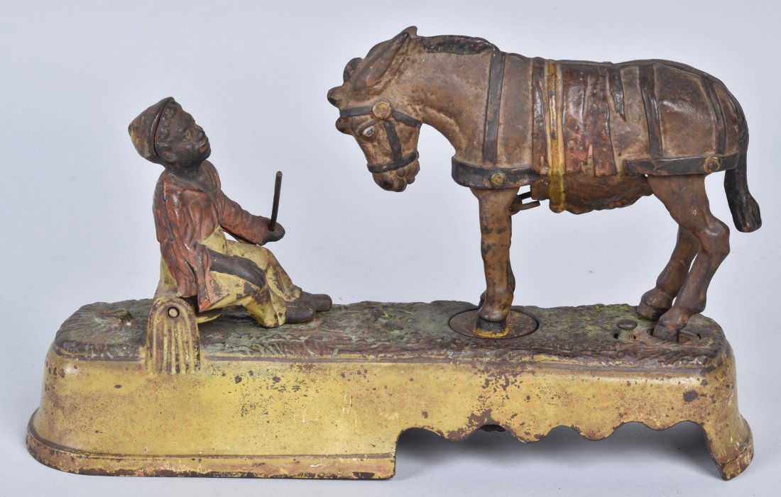 I ALWAYS SPISE A MULE MECHANICAL BANK (1 of 6)