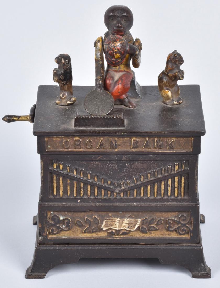 ORGAN GRINDER MECHANICAL BANK (1 of 7)