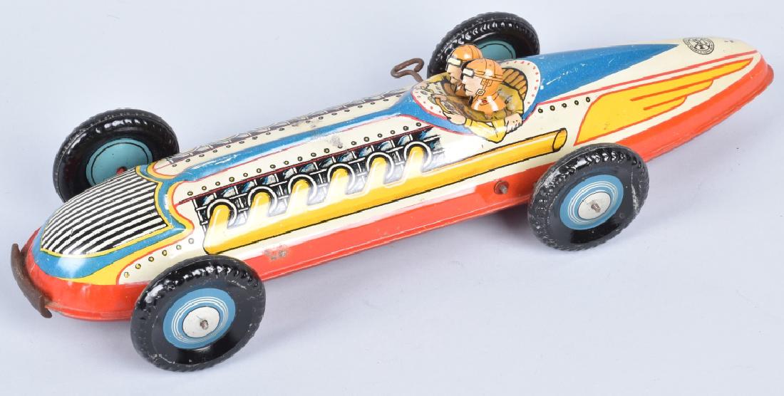 16" MARX TIN WINDUP RACE CAR Rare Version (1 of 6)