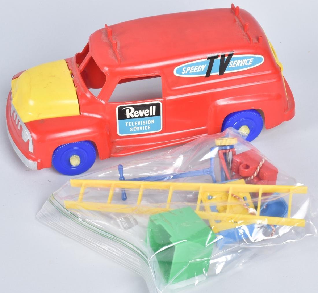 REVEL TELEVISION SERVICE TRUCK: Nice Speedy TV Service Truck. All original with accessories. 11" Excellent