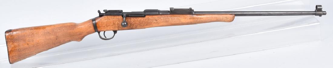 MAUSER SPORTERIZED 8MM BOLT ACTION RIFLE: SN B3375, 24" barrel with good bore, matching numbers on bolt, barrel, trigger guard and bottom plate. Strong action, nice metal with finish and good markings. Good stock. Overall Very Good*