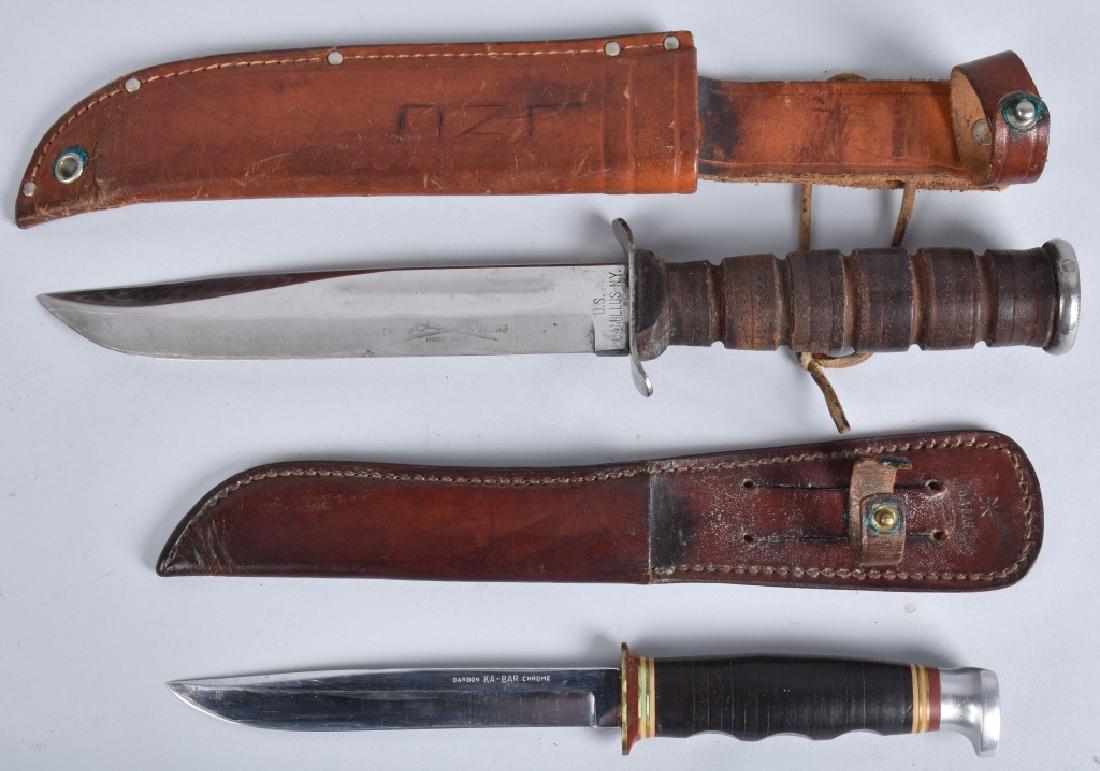 2SIDE KNIVES, CAMILLUS COMBAT & KABAR CHROME