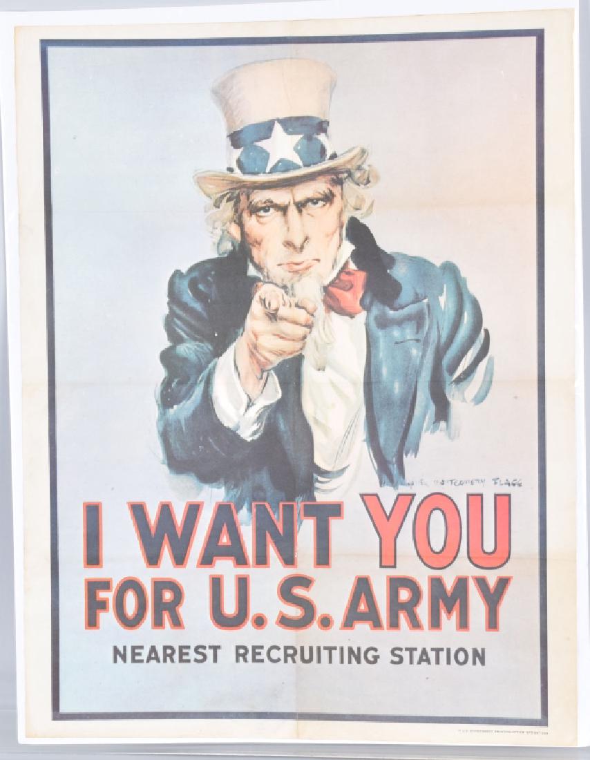 Vietnam War I Want You For Us Army Poster Aug 26 17 Milestone Auctions In Oh