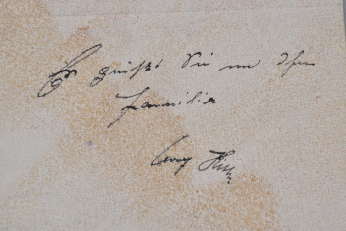 ADOLF HITLER SIGNED LETTER TO HOFFMAN re HIMMLER: ADOLF HITLER (1889-1945). Leader of Nazi Germany, one of twentieth century\'s most powerful and feared dictators for a time dominating most of Europe and North Africa. Hand written letter to Heinrich