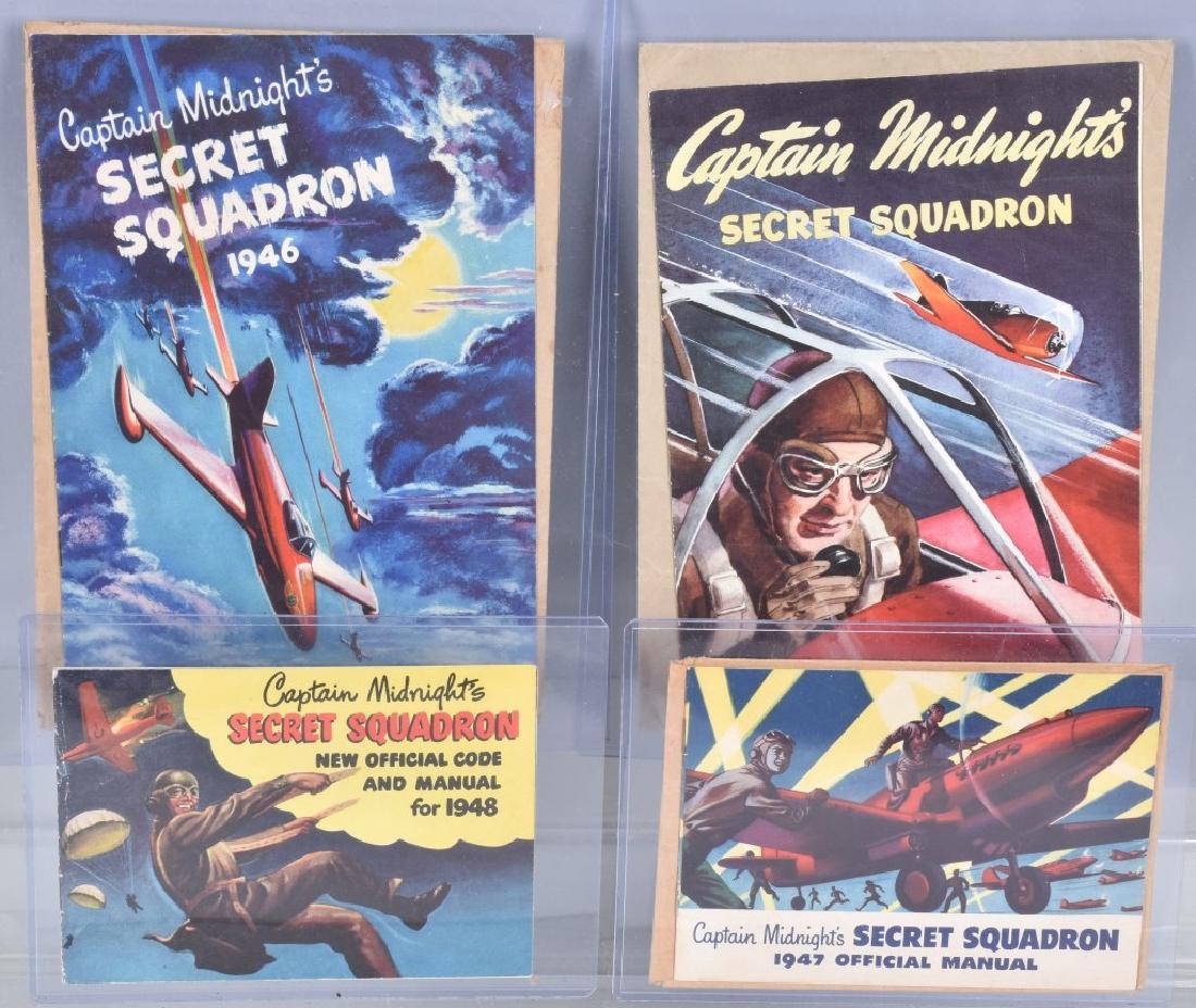 4- CAPTAIN MIDNIGHT SECRET SQUADRON BOOKS (1 of 5)