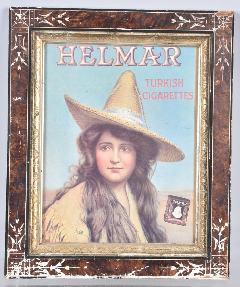 HELMAR TURKISH CIGARETTES FRAMED POSTER (1 of 5)
