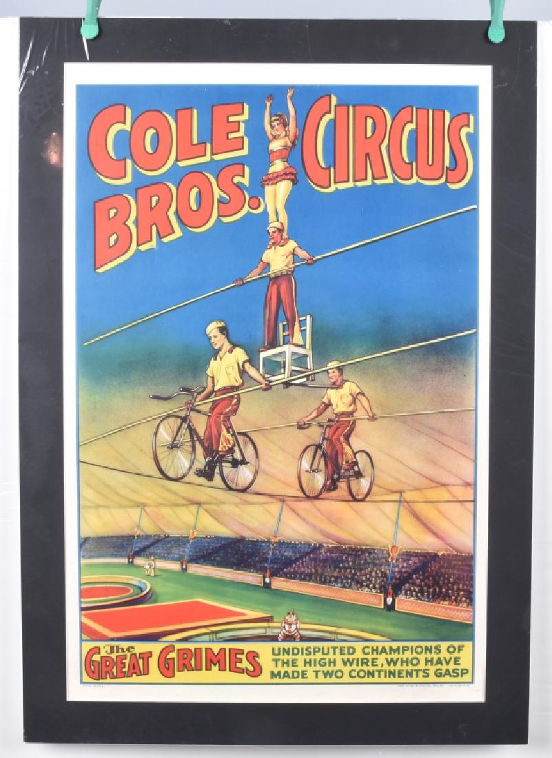 VINTAGE COLE BROS CIRCUS POSTER (1 of 4)