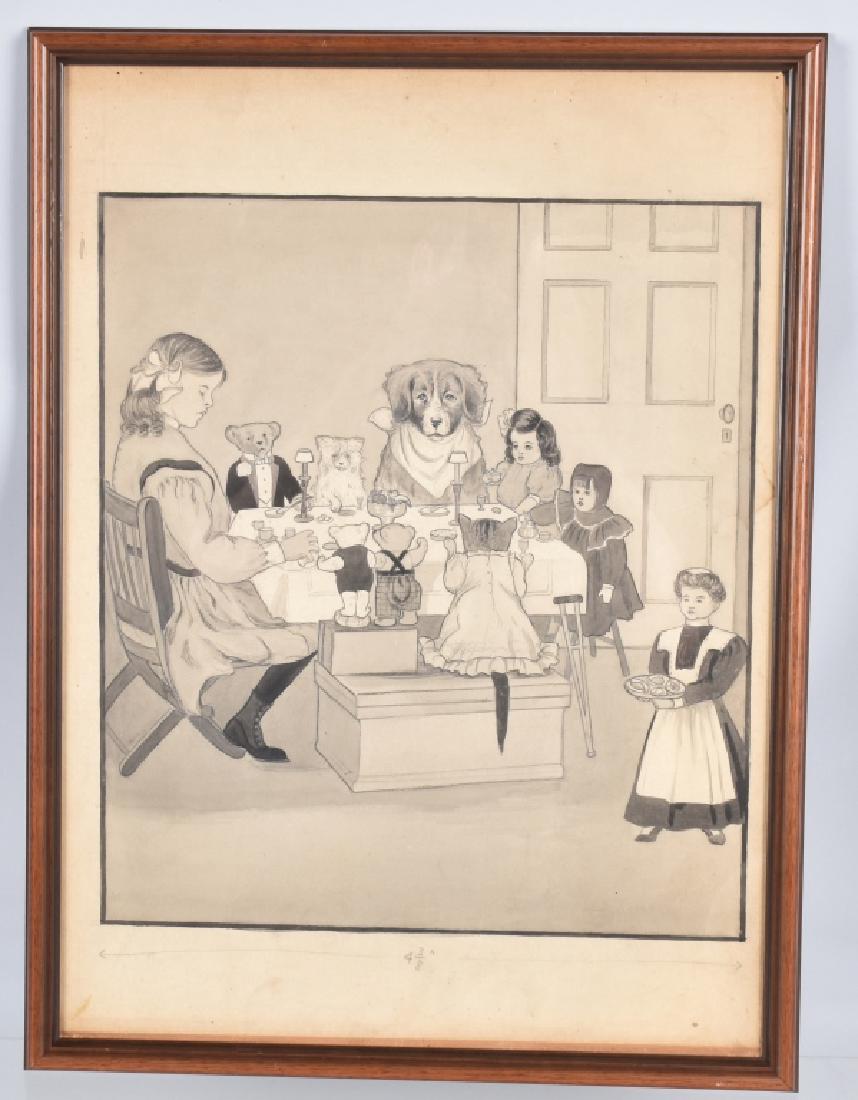 1907 ARTIST ILLUSTRATION FOR CINNAMON BEAR BOOK (1 of 7)