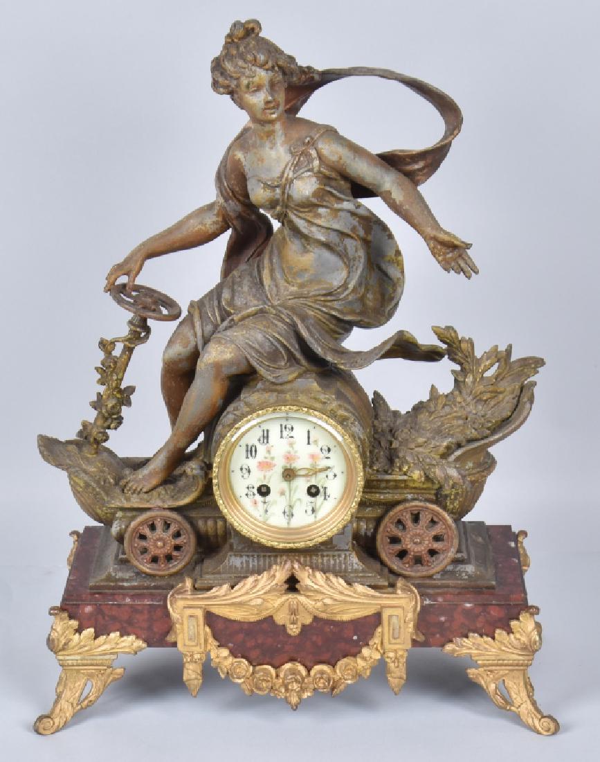 GODDESS IN AUTO CLOCK SCULPTURE (1 of 4)