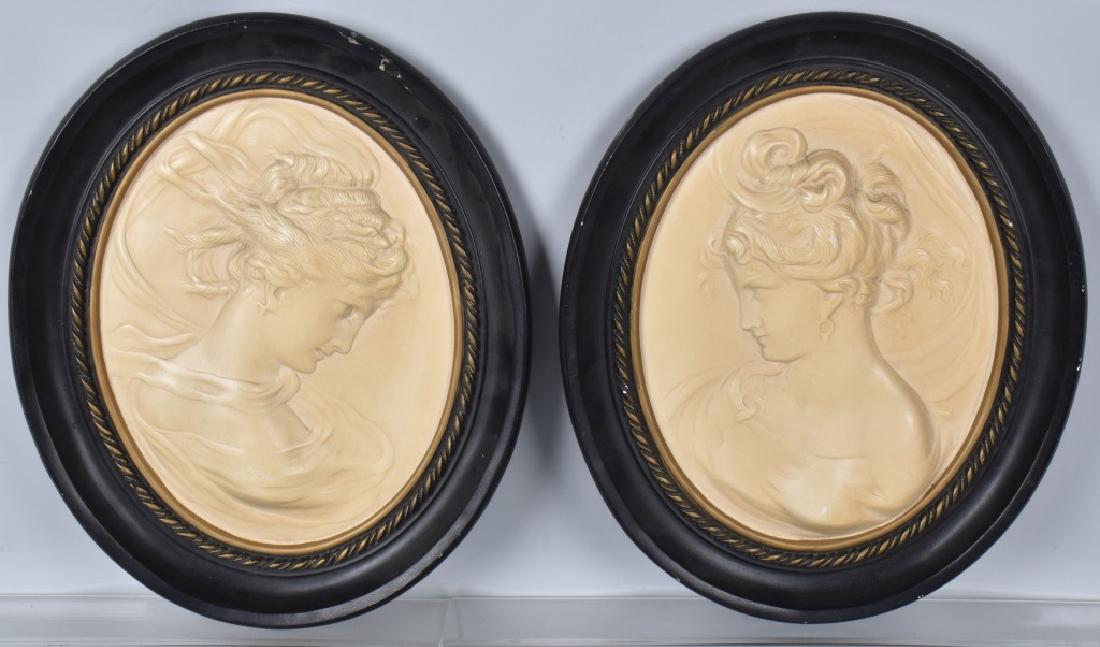 2-ALEXANDER BACKER CO. CHALK CAMEO PICTURES (1 of 5)