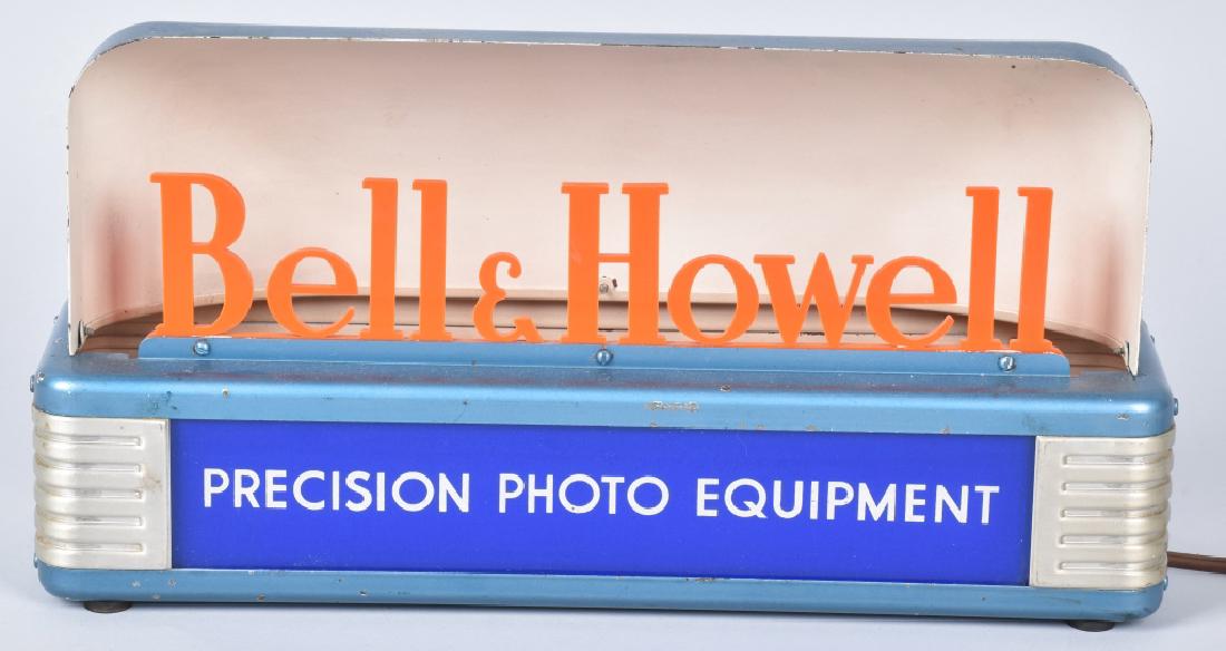 BELL & HOWELL PHOTO EQUIPMENT ADVERTISING LIGHT (1 of 2)