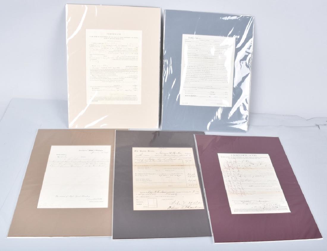 CIVIL WAR DOCUMENTS LOT (1 of 7)