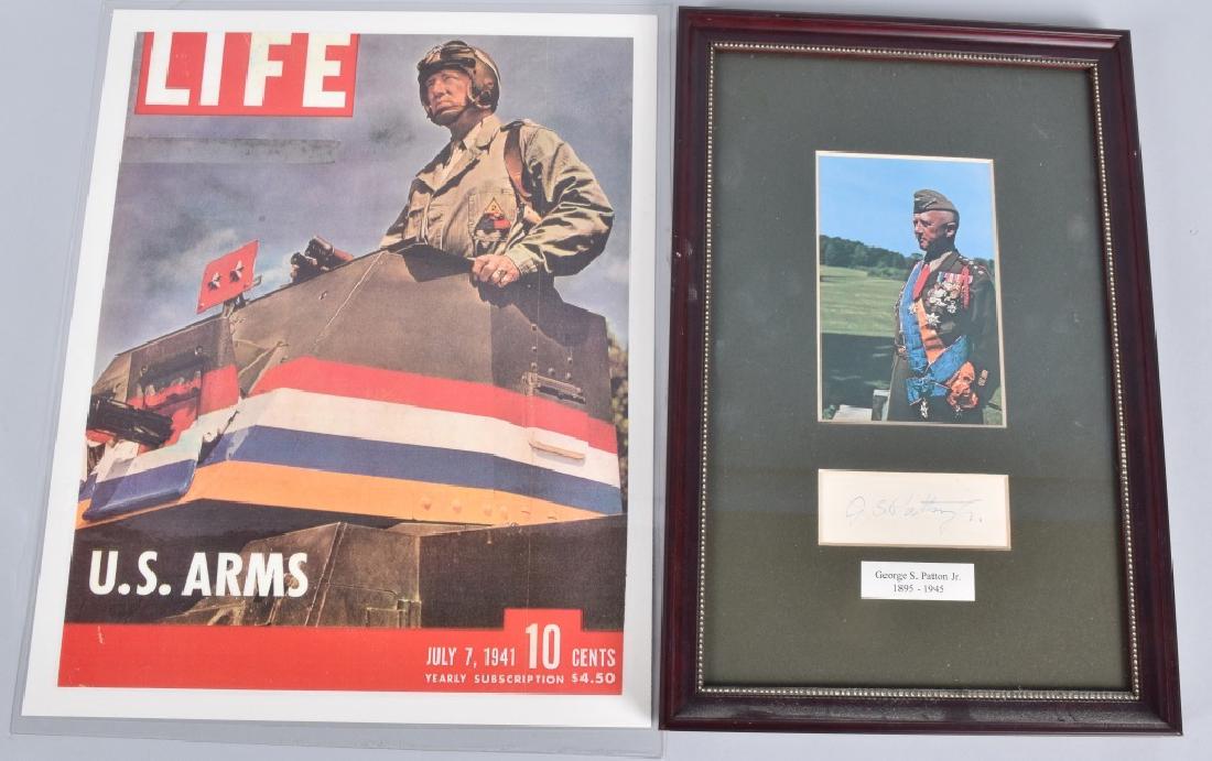 WW2 GENERAL GEORGE S. PATTON JR. AUTOGRAPH (1 of 4)