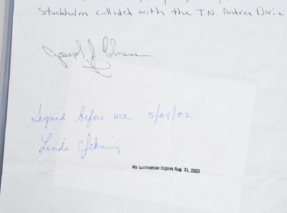 FLAG FLOWN MS STOCKHOLM re TN ANDREA DORIA - 6