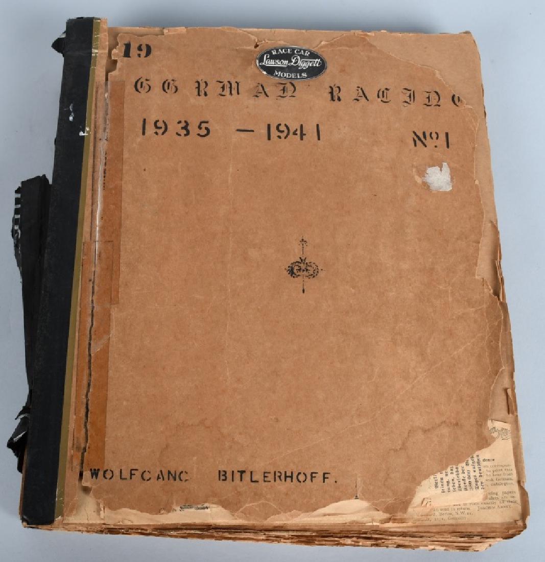 1935-41 GERMAN AUTO RACING SCRAPBOOK - 3