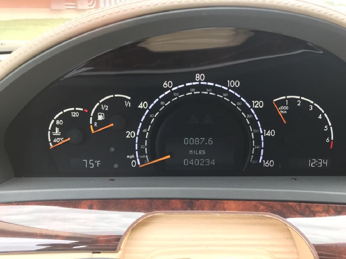 2001 MERCEDES BENZ S 600 SEDAN - 12