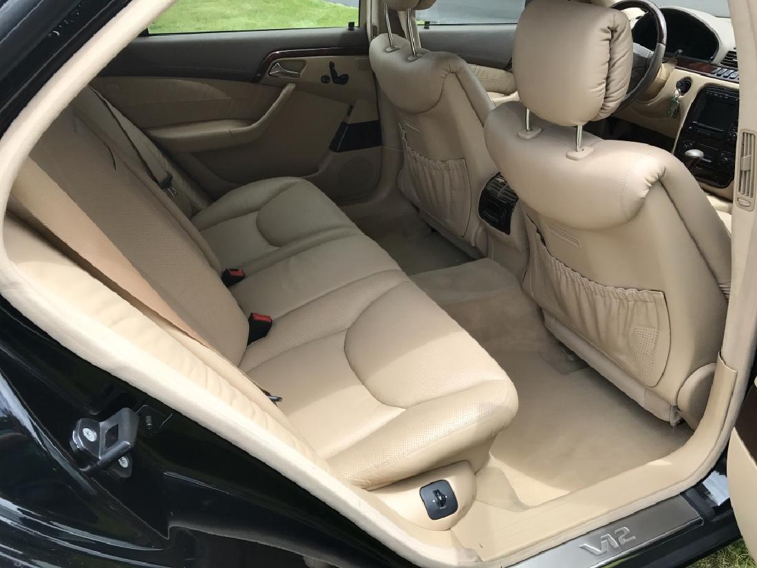 2001 MERCEDES BENZ S 600 SEDAN - 6
