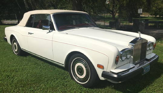 1981 ROLLS ROYCE CORNICHE CONVERTIBLE: Beautiful 1981 Rolls Royce Corniche Convertible. The wonderful car has only 50,424 actual miles. This car is very well cared for and beautiful condition. This car is a true coach built body automobile