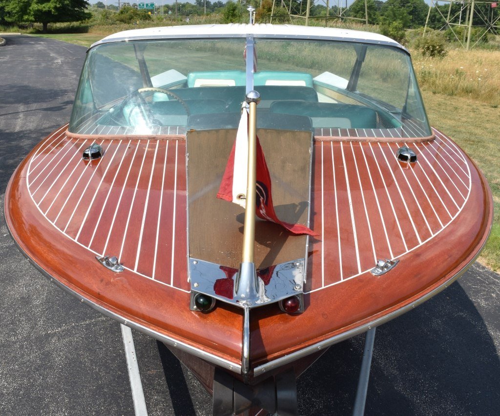 1961 CHRIS CRAFT 21' CONTINENTAL WOOD BOAT w/FINS - 2