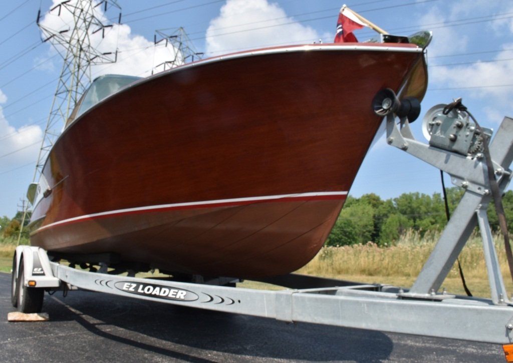 1961 CHRIS CRAFT 21' CONTINENTAL WOOD BOAT w/FINS - 3
