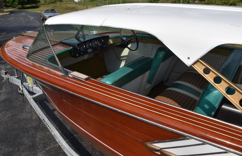 1961 CHRIS CRAFT 21' CONTINENTAL WOOD BOAT w/FINS - 7