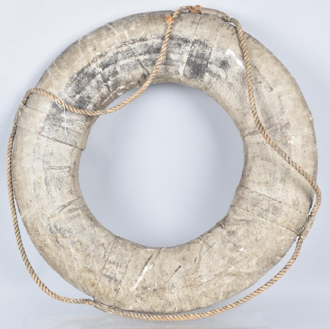 USS MAINE LIFE PRESERVER RING - 4