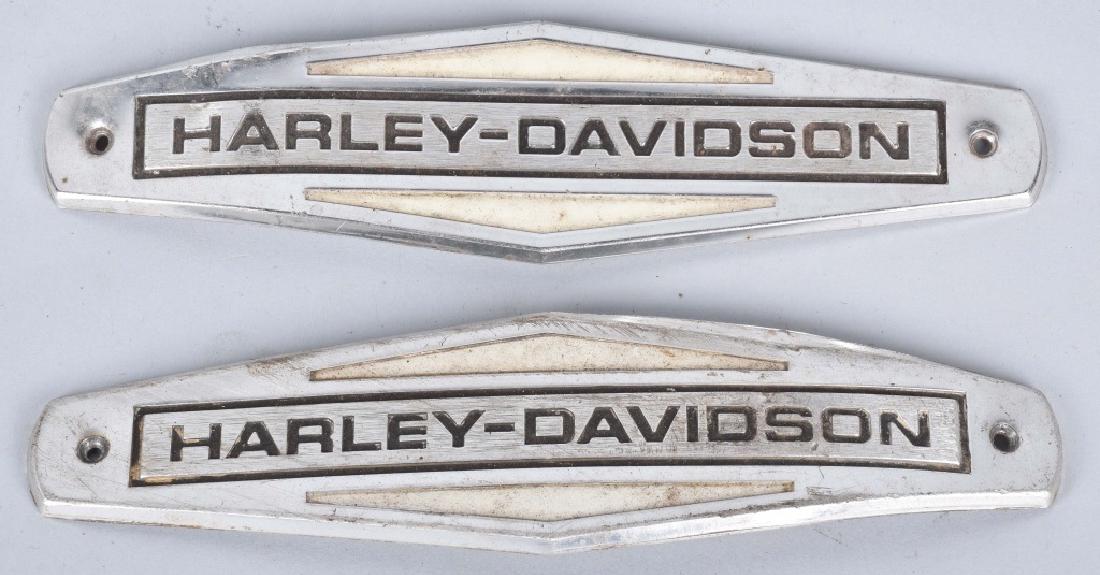 HARLEY DAVIDSON GAS TANK EMBLEMS 1966 & LATER (1 of 2)