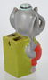 1930'S BISQUE ELMER ELEPHANT, TOOTHBRUSH HOLDER - 3