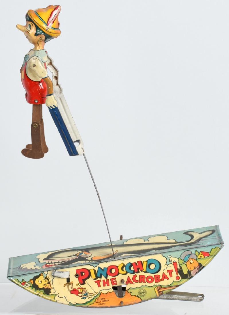 1939 MARX PINNOCHIO THE ACROBAT TIN WINDUP TOY (1 of 5)