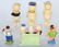 6-1930's JAPAN BISQUE 3 LITTLE PIGS FIGURES - 2