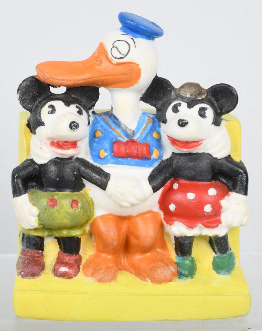 1930's DONALD, MICKEY, & MINNIE TOOTHBRUSH HOLDER (1 of 2)