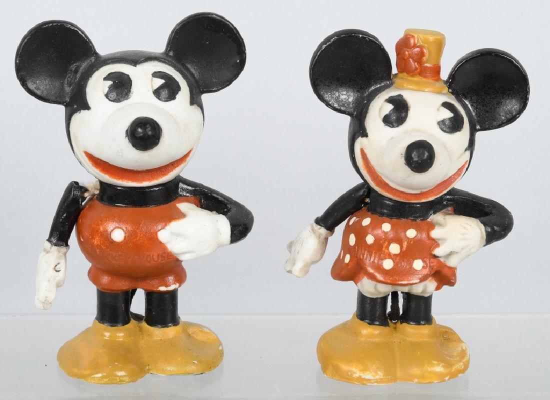 1930'S MICKEY & MINNIE TOOTHBRUSH HOLDERS (1 of 2)
