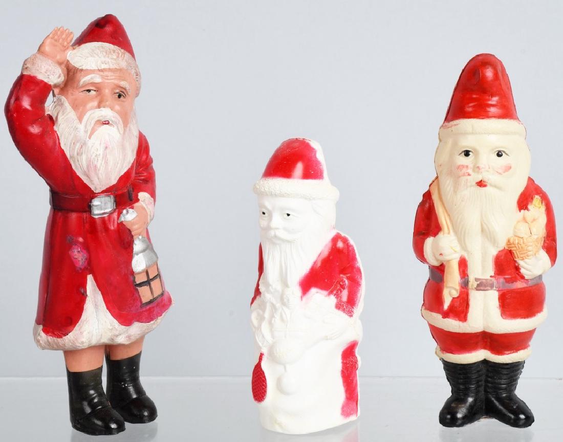 3-1930's SANTA CLAUS CELLULOID FIGURES (1 of 4)
