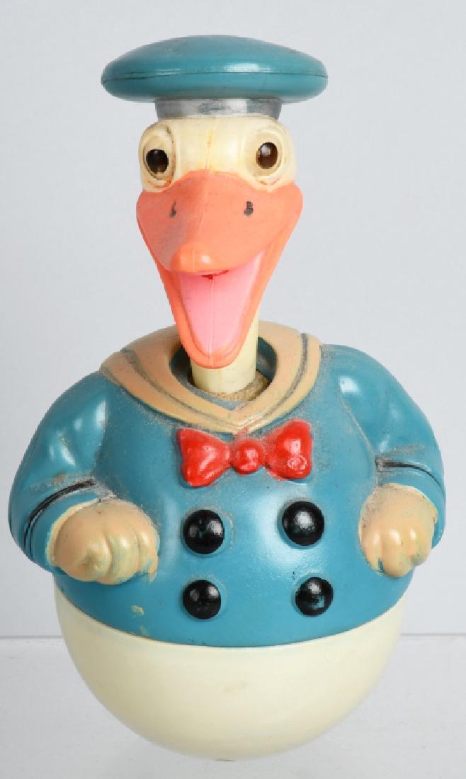 1930's JAPAN CELLULOID DONALD DUCK ROLLY POLLY (1 of 4)