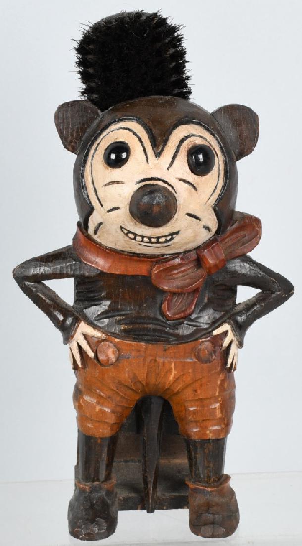 1930's GERMAN BLACK FOREST CARVED MICKEY MOUSE (1 of 4)