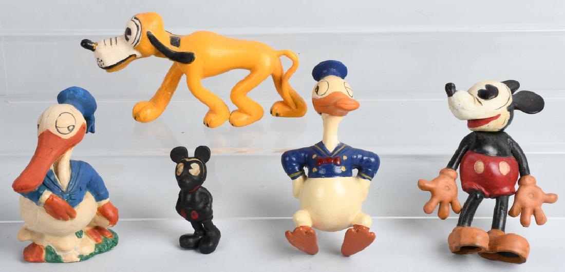 5-1930'S SEIBERLING RUBBER DISNEY CHARACTERS (1 of 7)