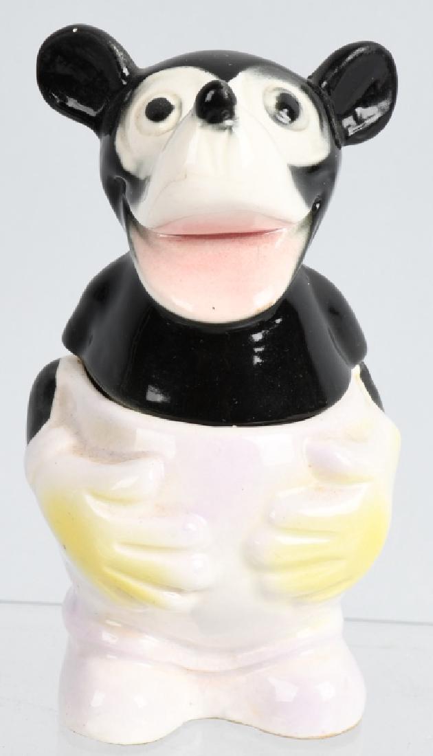 1930'S GERMAN MICKEY MOUSE CERAMIC JAR (1 of 5)