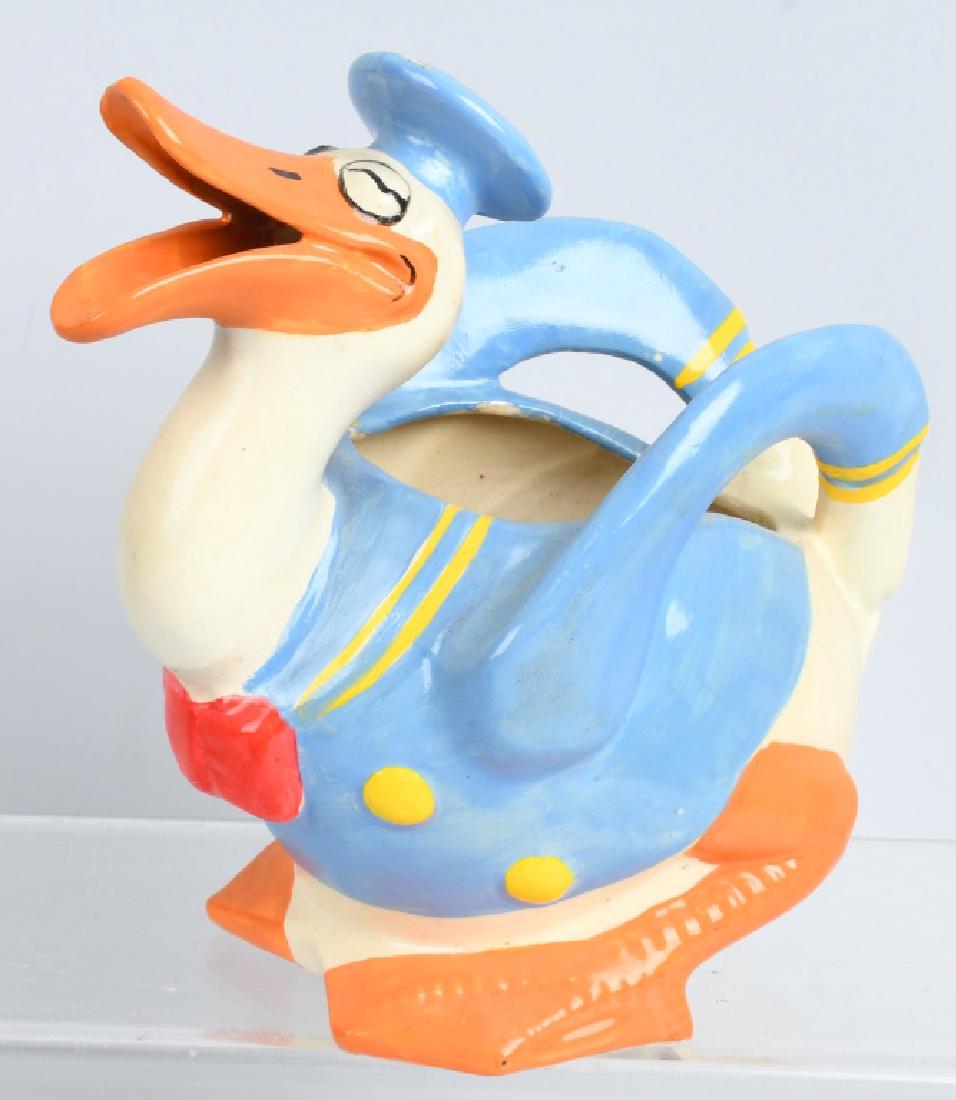 1930'S GERMAN DONALD DUCK FIGURAL PITCHER (1 of 6)