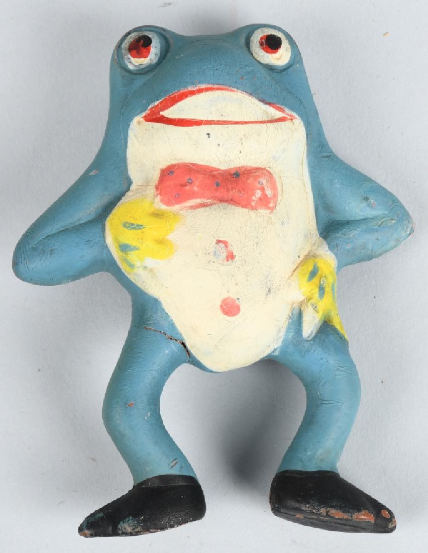 1930'S GERMAN RUBBER FLIP the FROG (1 of 2)