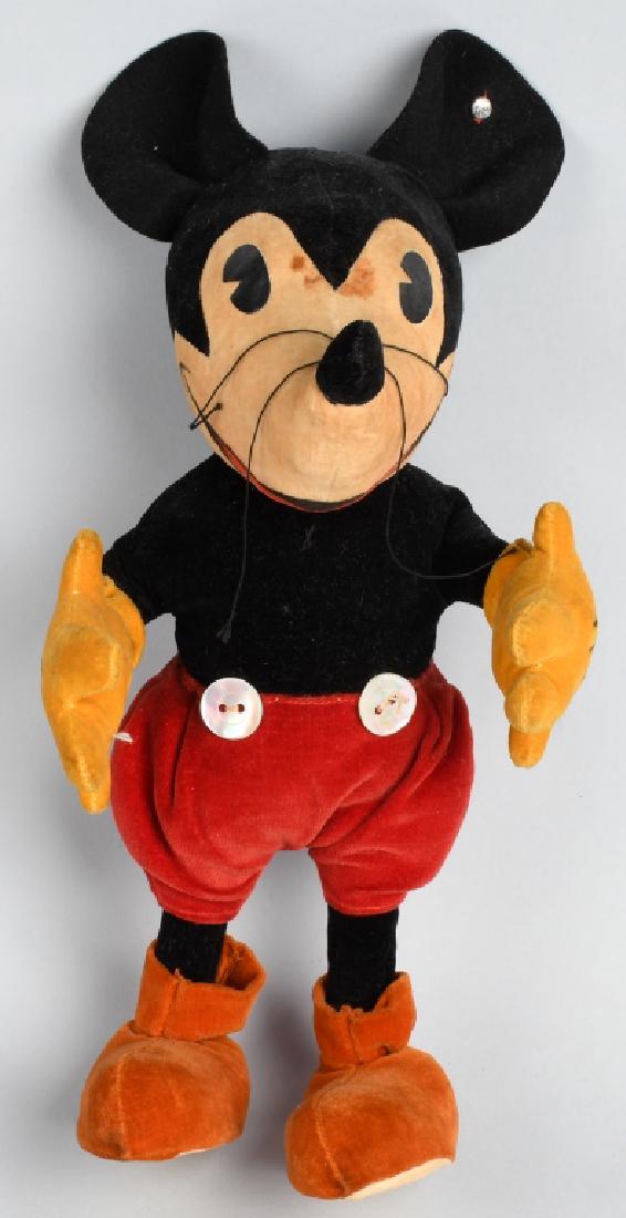 1930'S STEIFF MICKEY MOUSE DOLL w/ BUTTON