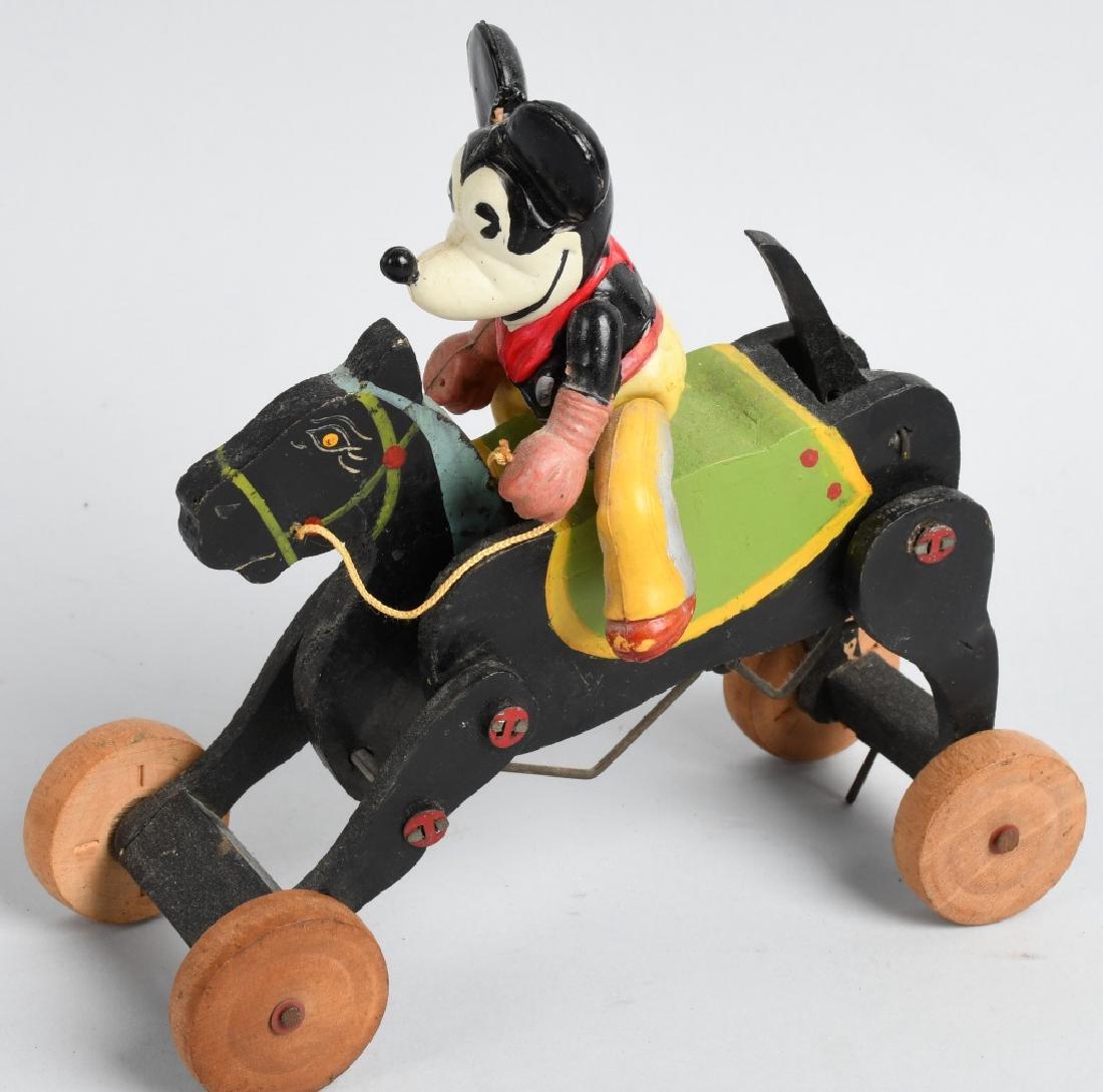 JAPAN WINDUP CELLULOID MICKEY MOUSE COWBOY (1 of 7)
