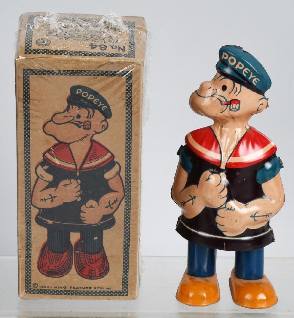 CHEIN Tin Windup POPEYE WADDLER w/ BOX (1 of 7)