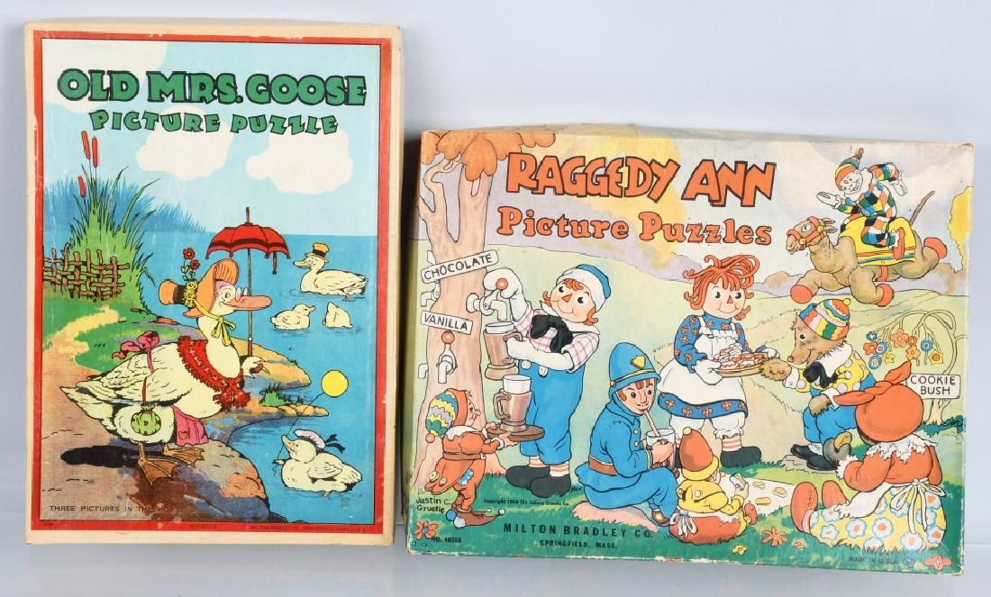VINTAGE PUZZLE LOT RAGGEDY ANN & OLD MRS. GOOSE (1 of 3)