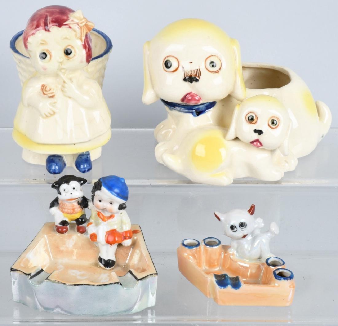 4-BETTY BOOP & BIMBO CERAMIC FIGURES (1 of 4)