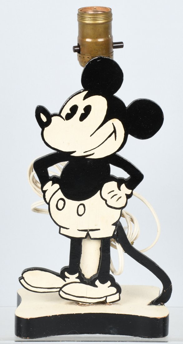 1931 GERMAN MICKEY MOUSE FIGURAL LAMP (1 of 5)
